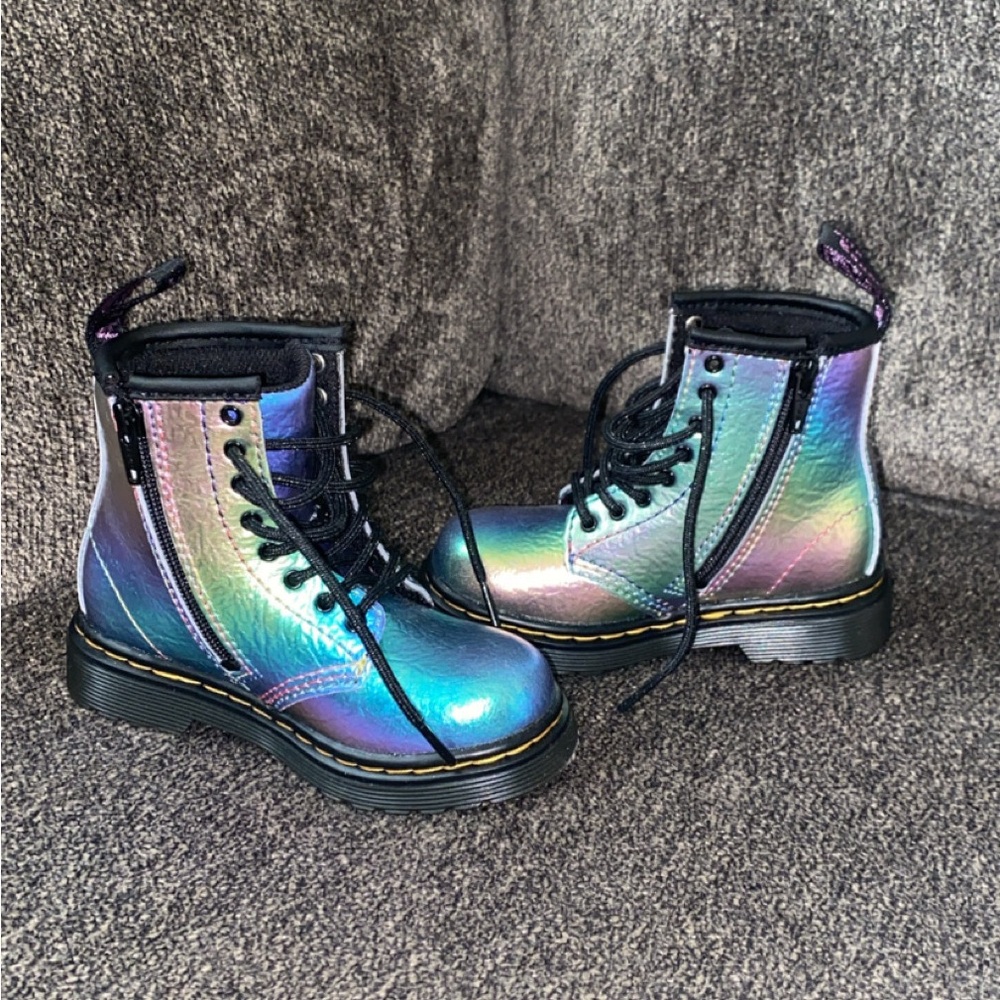 Toddler fluorescent Dr. Martens